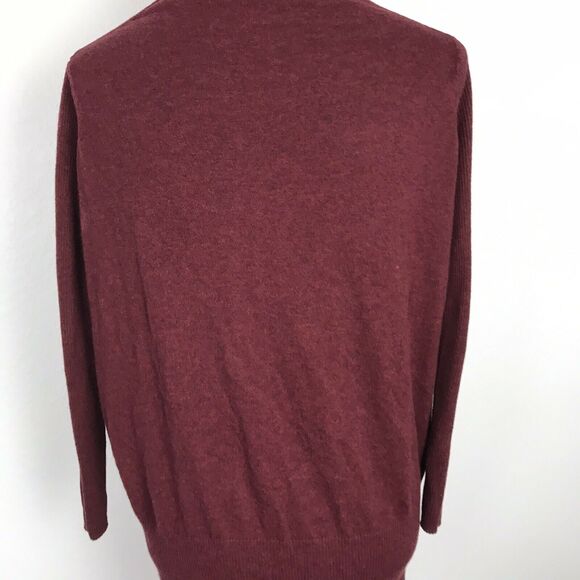 Moda International Cardigan Sweater Cotton Cashmere Knit Open Front - Picture 9 of 12